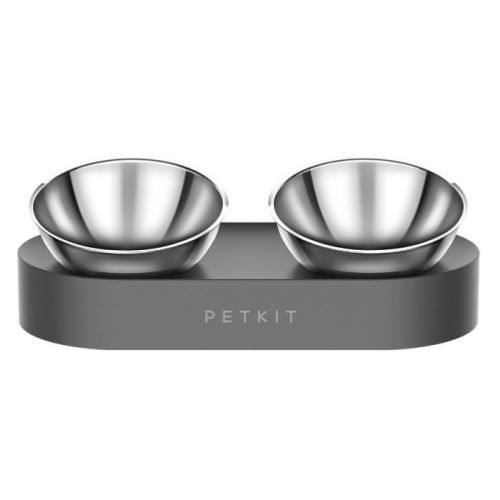 Petkit Fresh Nano Double Cat & Dog Adjustable Feeding Bowl - Metal/Stainless Steel