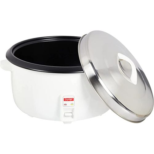 Prestige Rice Cooker 6.6 Litre 2500W, Non-stick coating inner pot with Stainless Steel lid, PR81508