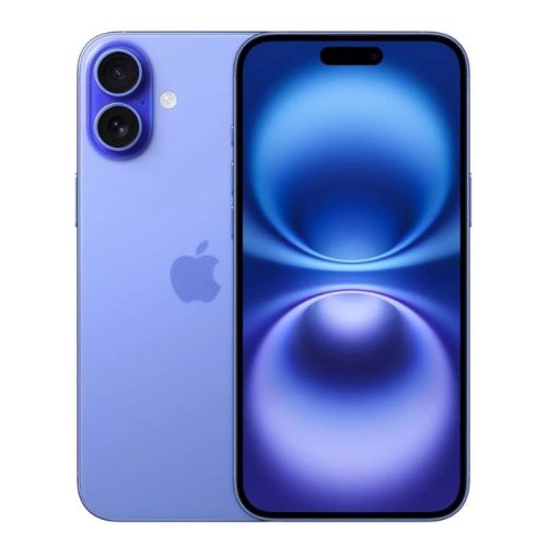 Apple iPhone 16 (UAE), 128GB, 8GB, 6.1 inch, Ultramarine (One eSim & One Physical Sim, Apple Warranty)