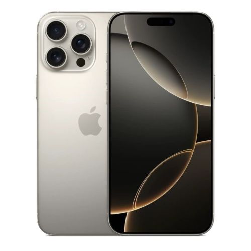 Apple iPhone 16 Pro Max (UAE), 6.9 Inch, 512GB, 8GB, Natural Titanium (One Esim & One Physical Sim, Apple Warranty)