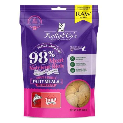 Kelly & Co's Freeze Dried Patty Meals Tuna For Cat- 226g