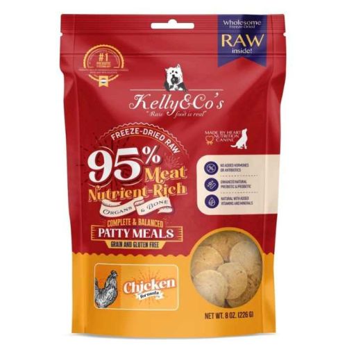 Kelly & Co's Freeze Dried Patty Meals Chicken For Dog 226G