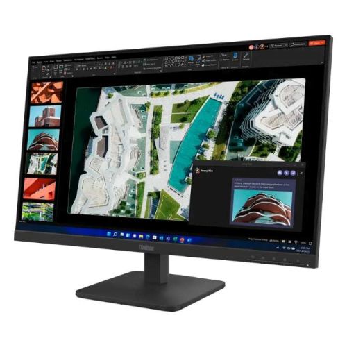 Lenovo Think Vision 27inch FHD 1920X1080 Monitor, 100Hz Refresh Rate, 4ms, HDMI & VGA - 64BEKAT1UK