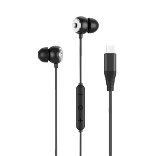 Green Lion Stereo X90 Type-C Wired Earphone Black