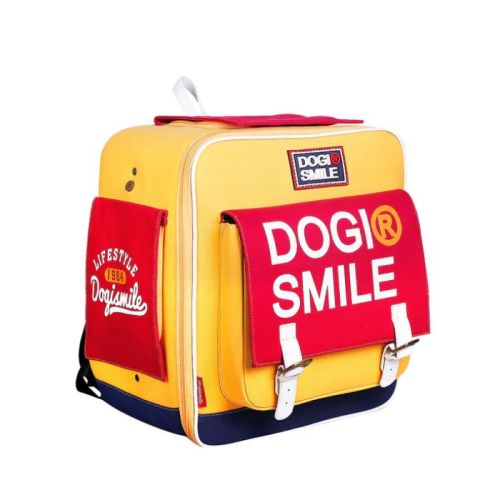Dogi Smile Salsa Trendy & Durable Back Pack Carrier For Small Dogs & Cats 