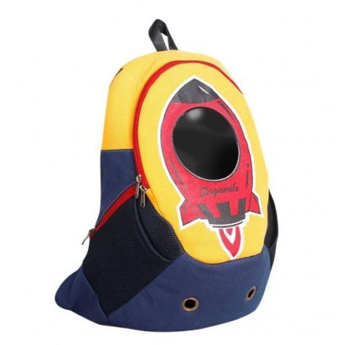 Rocket Caty Smile Trendy And Durable Backpack Carrier For Cats - Red