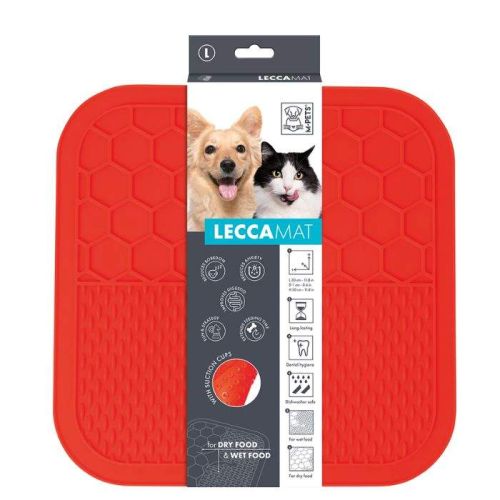 M-Pets Lecca Mat Red Large