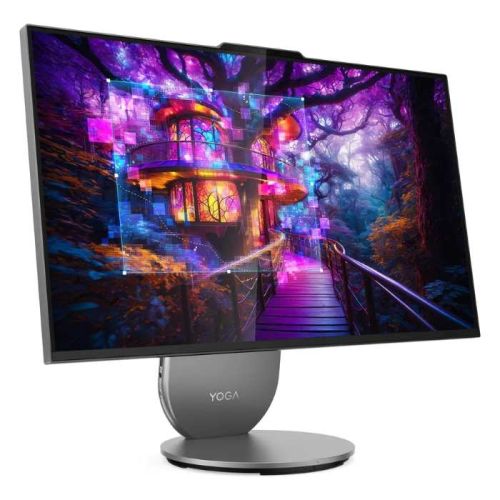 Lenovo Yoga 27inch QHD 120Hz Display All-in-One Desktop PC, Intel Core Ultra 9 285H Processor, 32GB RAM, 1TB SSD, 6GB RTX 4050 Graphics, Windows 11 Pro, English & Arabic Keyboard, Mouse - F0J2001UAX