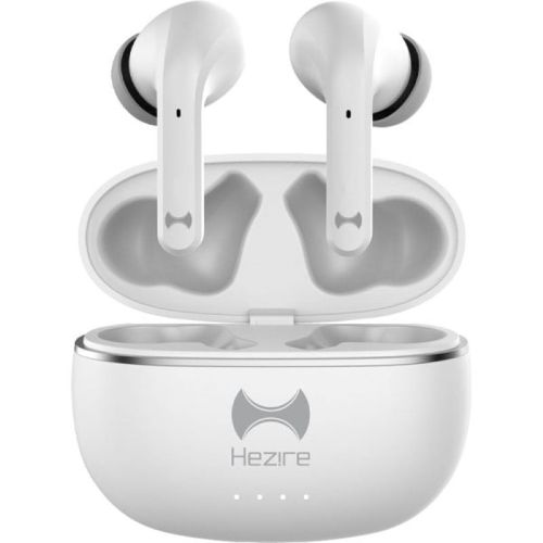 Hezire Hbudz Smart TWS Earbuds with ANC ENC & App White - HEZ-TWS-500W