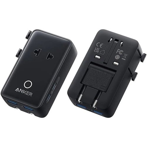Anker Nano 20W Travel Adapter, 5in1 - Black