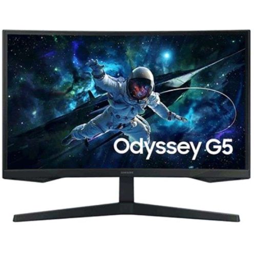 Samsung Odyssey G5 G55C 32-Inch QHD 165Hz 1ms VA Curved Gaming Monitor, AMD FreeSync, Black - LS32CG552EMXUE