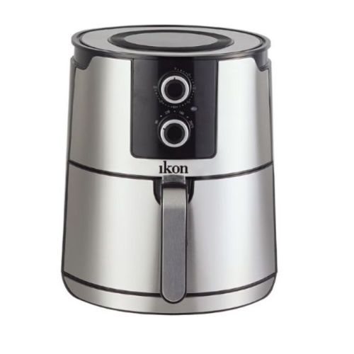 Ikon Air Fryer 6.5 Liter, Black/Silver  -  IK-AF605Y