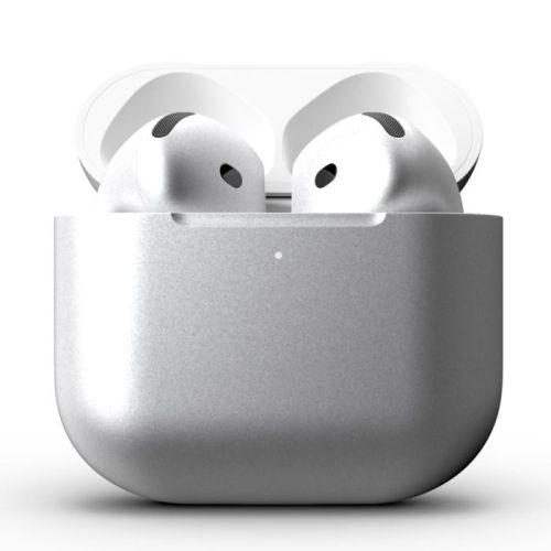 Merlin Craft Customized Apple Airpods 4 Metallic Silver