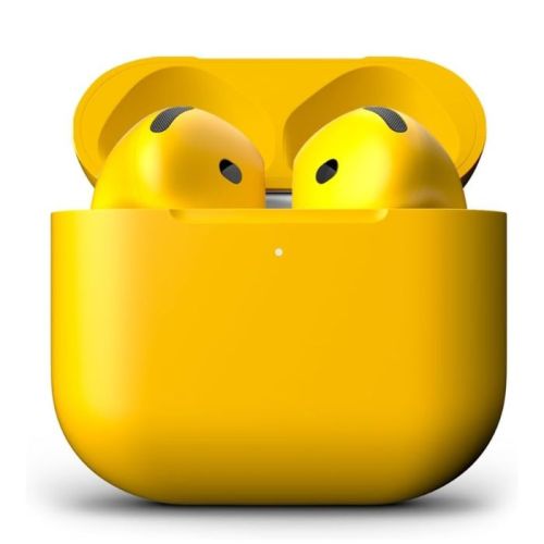 Merlin Craft Customized Apple Airpods 4 Yellow Bold