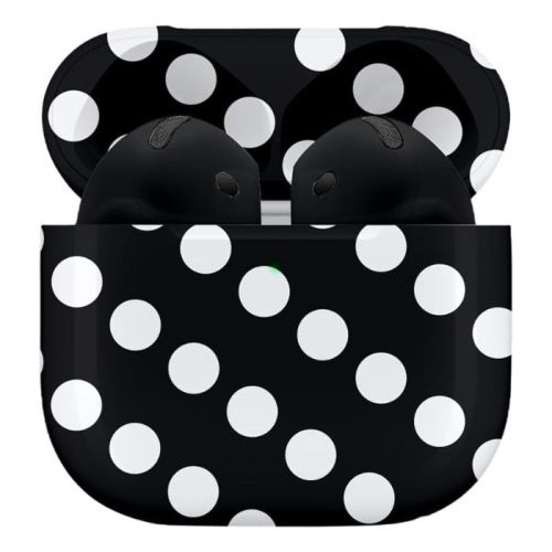 Merlin Craft Customized Apple Airpods 4 Anc Black Polka