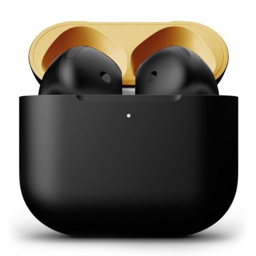 Merlin Craft Customized Apple Airpods 4 ANC Combo Black Gold