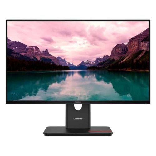 Lenovo Think Vision  23.8inch FHD 1920X1080 Monitor, Anti-glare, DP, HDMI, VGA, Tilt Adjustable, Black - 64A4MATXUK