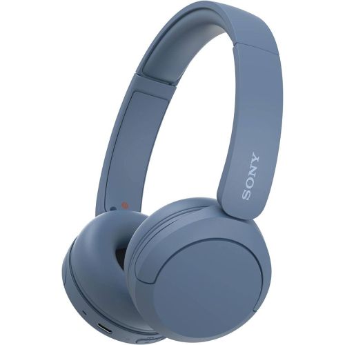 Sony WH-CH520, Wireless Bluetooth Headphones, up to 50 Hours Battery Life with Quick Charge- Blue