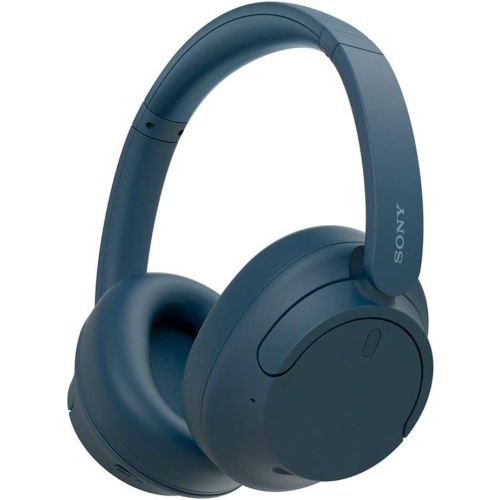 Sony WH-CH720, Noise Cancelling Wireless Headphones Bluetooth Over The Ear Headset- Blue