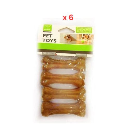 Nunbell Pet Toys 4 Bone  Pack Of 6