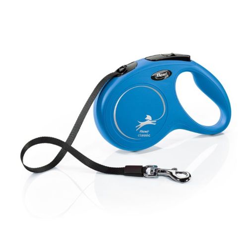 Flexi New Classic Tape 5M, Medium, Blue