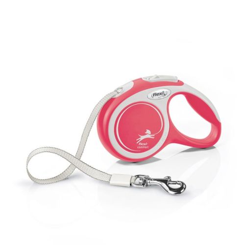 Flexi New Comfort Tape Dog Leash Red Large - 8M