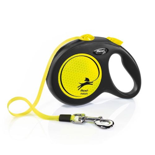 Flexi New Neon Large Tape 5m, Yellow