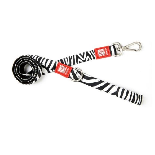 Max & Molly Short Zebra Leash Large