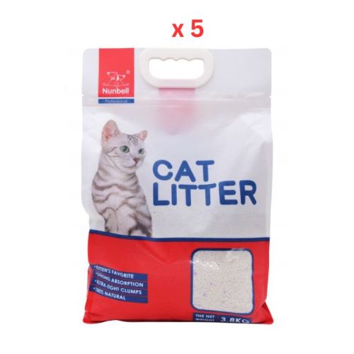 Nunbell Cat Litter 3.8Kg (Pack Of 5)