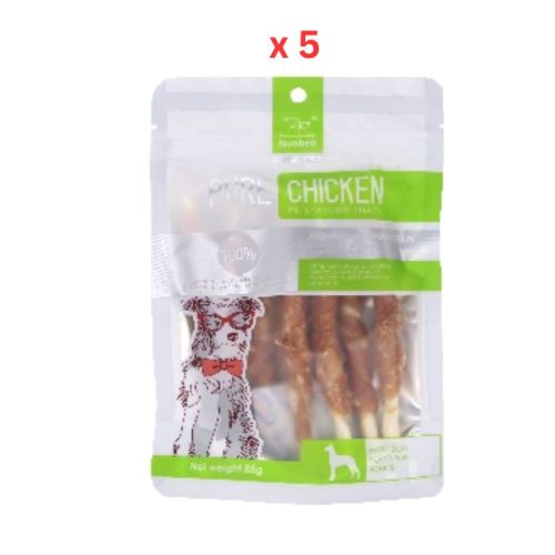 Nunbell Chicken Sticks Trest For Dogs 85g Pack Of 5