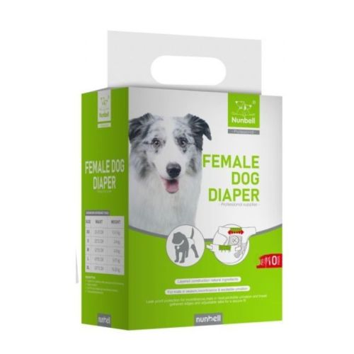 Nunbell Female Dog Diapers XL Size