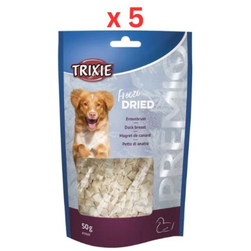 Trixie PREMIO Freeze Dried Duck Breast Dog Treats 50G (Pack Of 5)