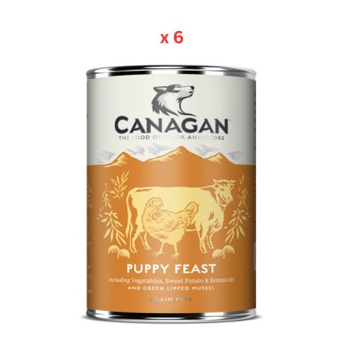 Canagan Puppy Feast Wet Dog Food 400g (Pack Of 6)