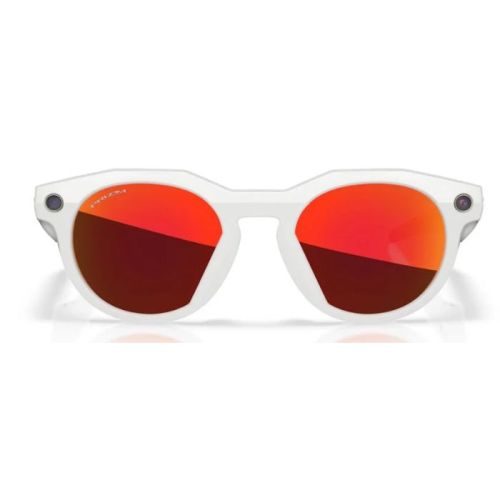 Oakley Meta Prizm Ruby Lenses Warm Grey - 00W8002