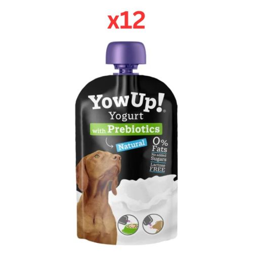 YowUp Yogurt Natural Dog Wet Food 115G (Pack of 12) Dubai Delivery Only