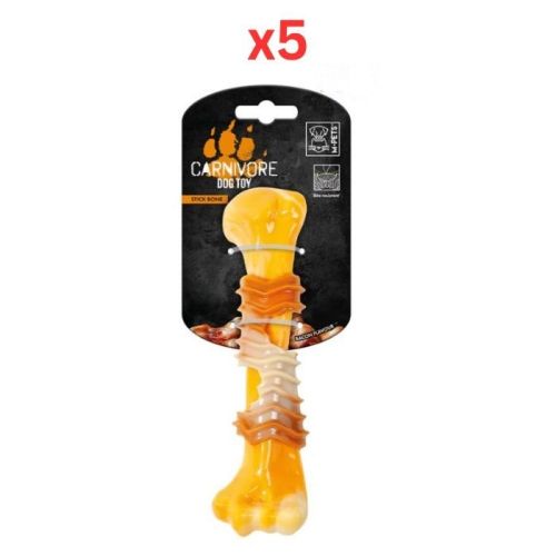 M-Pets Carnivore Stick Bone S Dog Toy (Pack of 5)