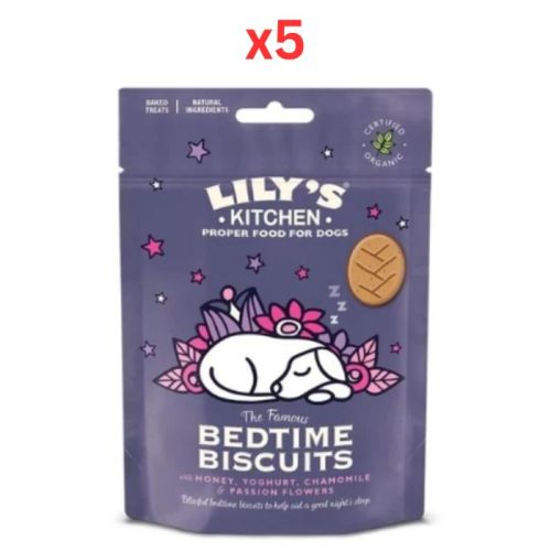 Lily's Kitchen Bedtime Biscuits Dog Treats 80G (Pack of 5)