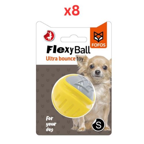 Fofos Flexy Ball Ultra Bounce Toy Small (Pack of 8)