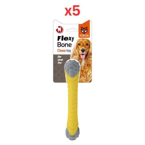 FOFOS Flexy Bone Chew Toy Small (Pack of 5)