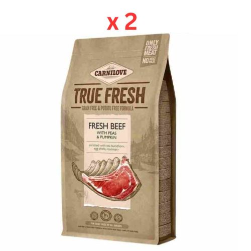 Carnilove True Fresh Beef For Adult Dogs 1.4kg (Pack Of 2)