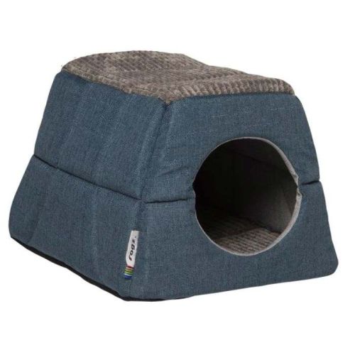 Rogz Oslo Igloo Pod Cat Bed Petrol Medium