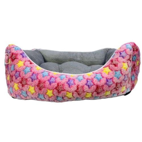 Coco Kindi Washable Sofa Fur Bed - Size #2 Fluffy Pink