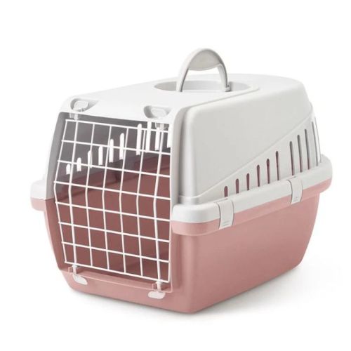Savic Trotter Pet Transport Box For Cats And Dogs Ash Rose - Size 1