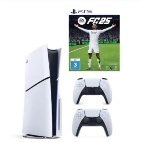 Sony Playstation PS5 Disc Slim Console (Int Edition) With Extra Controller & FC 25 PS5