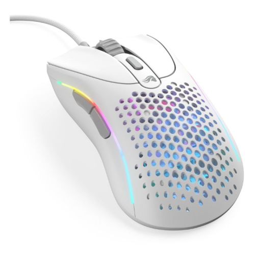 Glorious Model D 2 Wired Ergonomic Gaming Mouse - Matte White