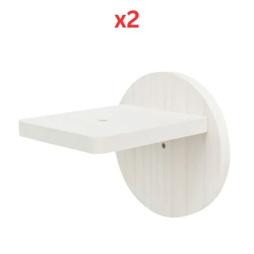 Trixie Wall Element 1 Cat Climbing Landscape For 2 Posts - White 15X16Cm (Pack Of 2)