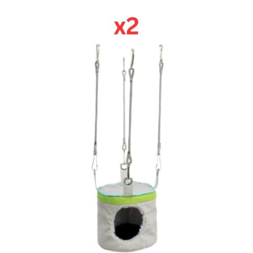 Trixie Rustling Cave For Small Pets - Green 10X9cm (Pack Of 2)