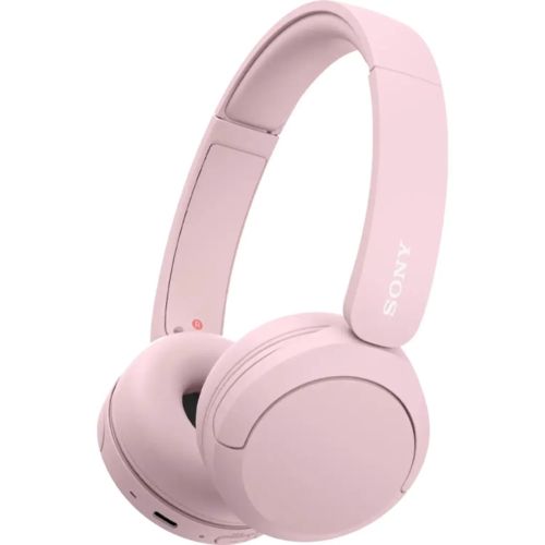 Sony WH-CH520, Wireless Bluetooth Headphones, up to 50 Hours Battery Life with Quick Charge- Pink