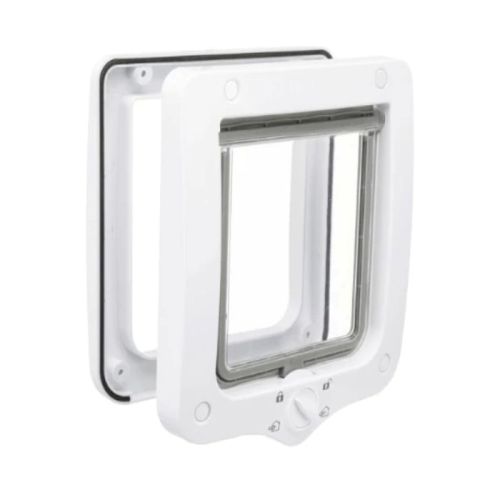 Trixie 4 Way Flap Door For Cats - White 20X22Cm