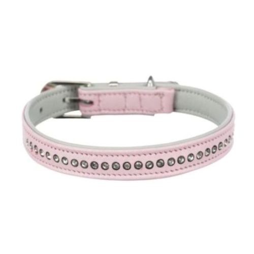 Trixie Active Comfort Collar With Rhine Stones For Dogs - Pink Small